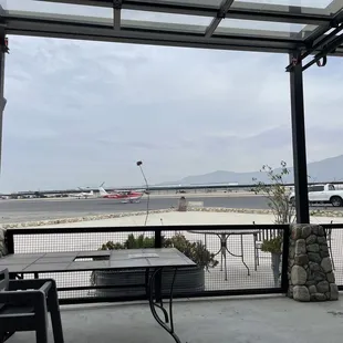 a view of the airport