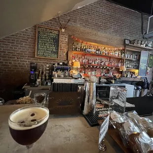Espresso Martini at the bar