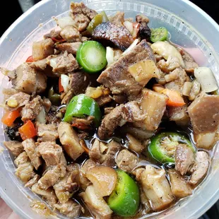 Sisig, yummy and a bit spicy