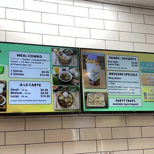 ramen and noodles, menu