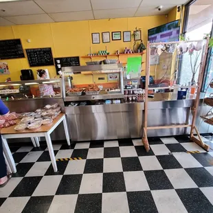 the interior of a restaurant