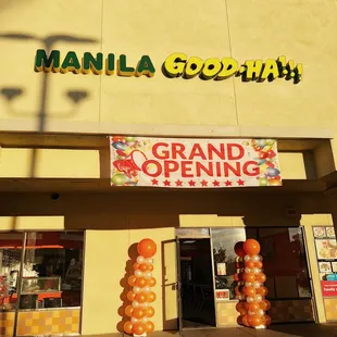 Open for business.