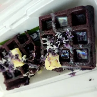 Ube waffles