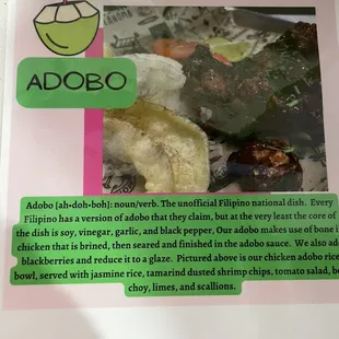 Adobo- unofficial National dish