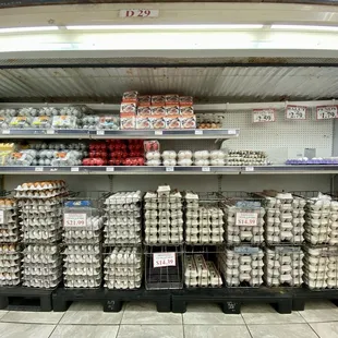 Eggs section