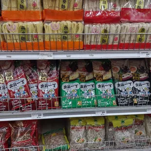 a variety of food items