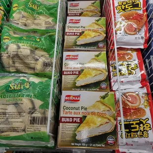 a variety of food items