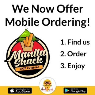 Mobile ordering app. Where's The Food Truck app