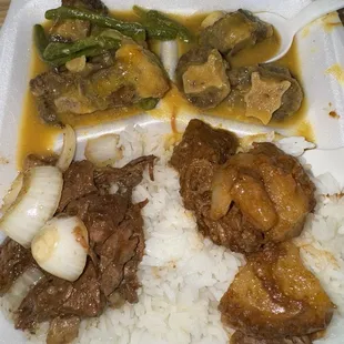 Kare Kare, Beef Steak, Chicken Adobo