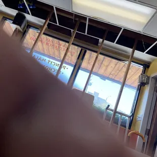 The building is breaking down!