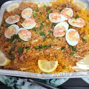 paella, food