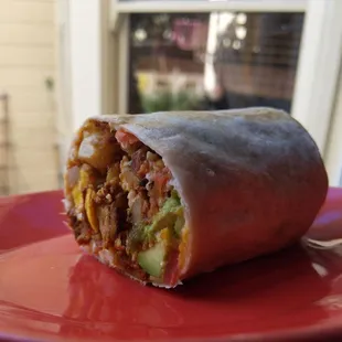 This breakfast burrito is phenomenal.