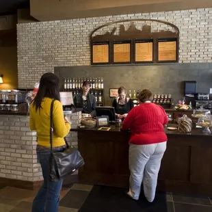 Smiling, helpful baristas... at your service
