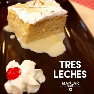 a piece of cake on a plate