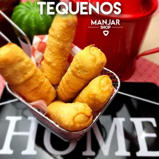 a basket of fried food