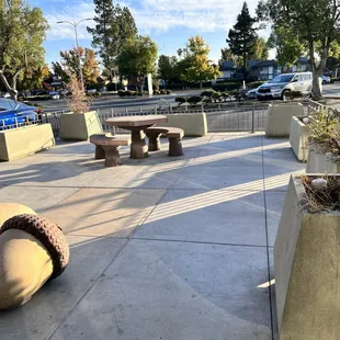 Cute outside patio