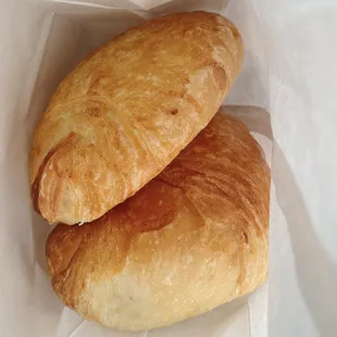 Ham &amp; Cheese Croissant, and Buttered Croissant