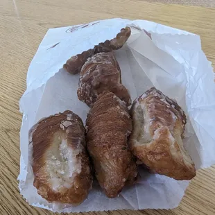 Glazed cronut holes