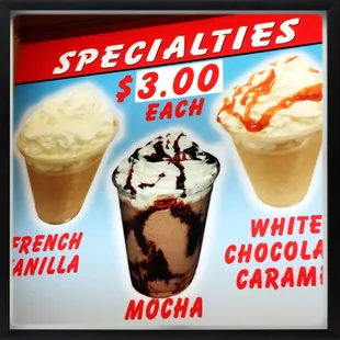 two different ice creams