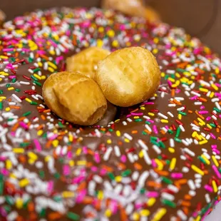 Chocolate Donut Cake ($10)