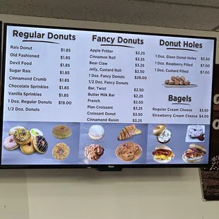 Donuts and their prices / not bad!