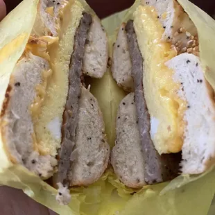 Sausage, Egg, and Cheese Sandwich