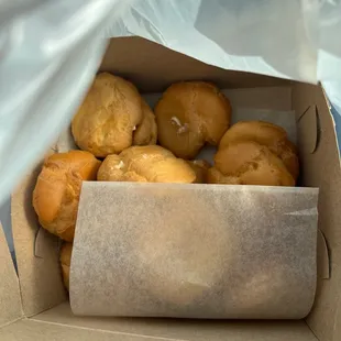 a box full of doughnuts
