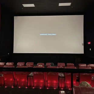 Inside one kf the auditoriums
