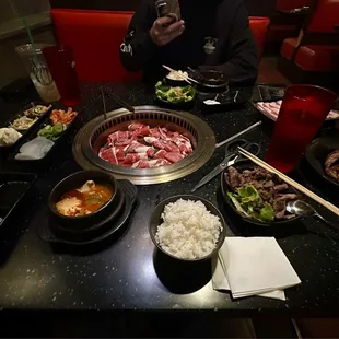 Korean BBQ feast!