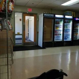 a view of a grocery store