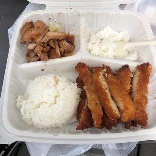 Chicken teriyaki &amp; katsu