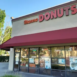 the front of the store