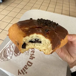 Chocolate chip donut