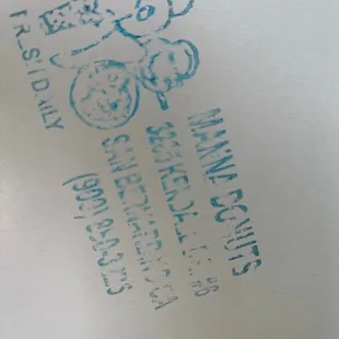 a drawing of a teddy bear on a plate