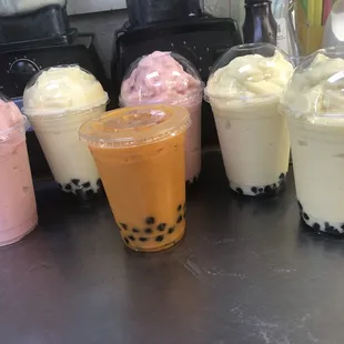 All fruits smoothies.