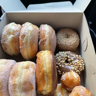 Delicious donuts!! Included donut holes, which we had been debating getting!! Excited to come back again!