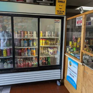 Inside store