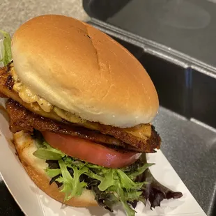 Blackened grouper
