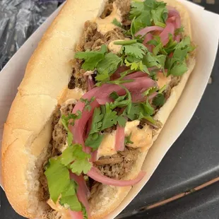 Hawaiian jerk pulled pork