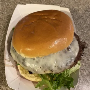 Burger was awesome