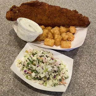 Walleye dinner