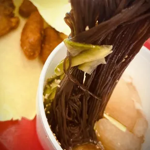 Cold noodles and wings $19