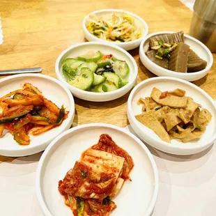 plates of food on a table