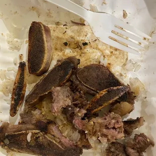 Kalbi Ribs and gristle  with almost no meat.