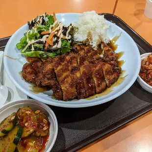 Chicken cutlet katsu