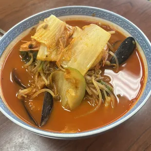 Spicy Seafood Noodle Soup