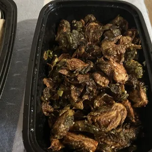 Crispy brussel sprout