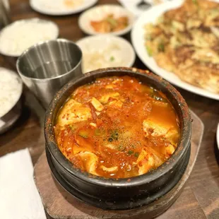 Veggie Soft Tofu Stew