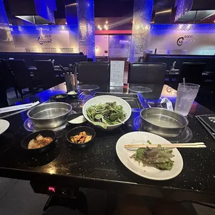 sushi and sashimi, interior