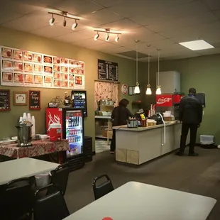 Interior toward counter.